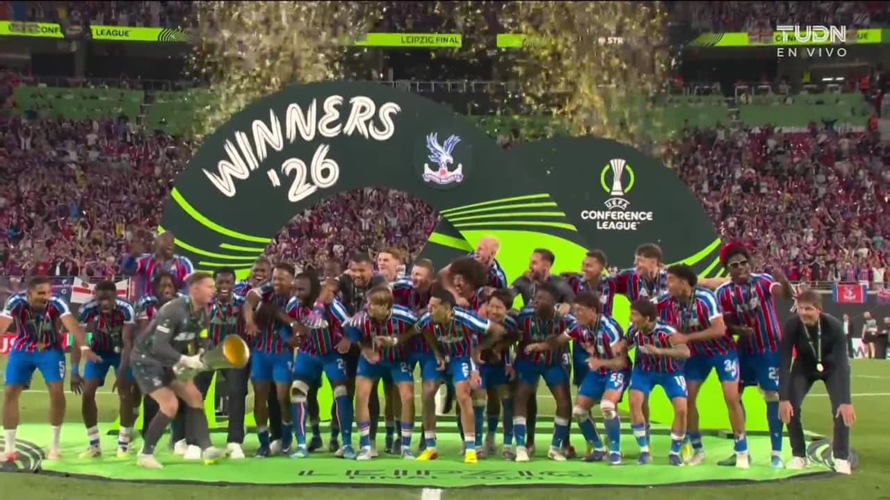 ¡Con ustedes, el Crystal Palace, campeón de la Conference League!