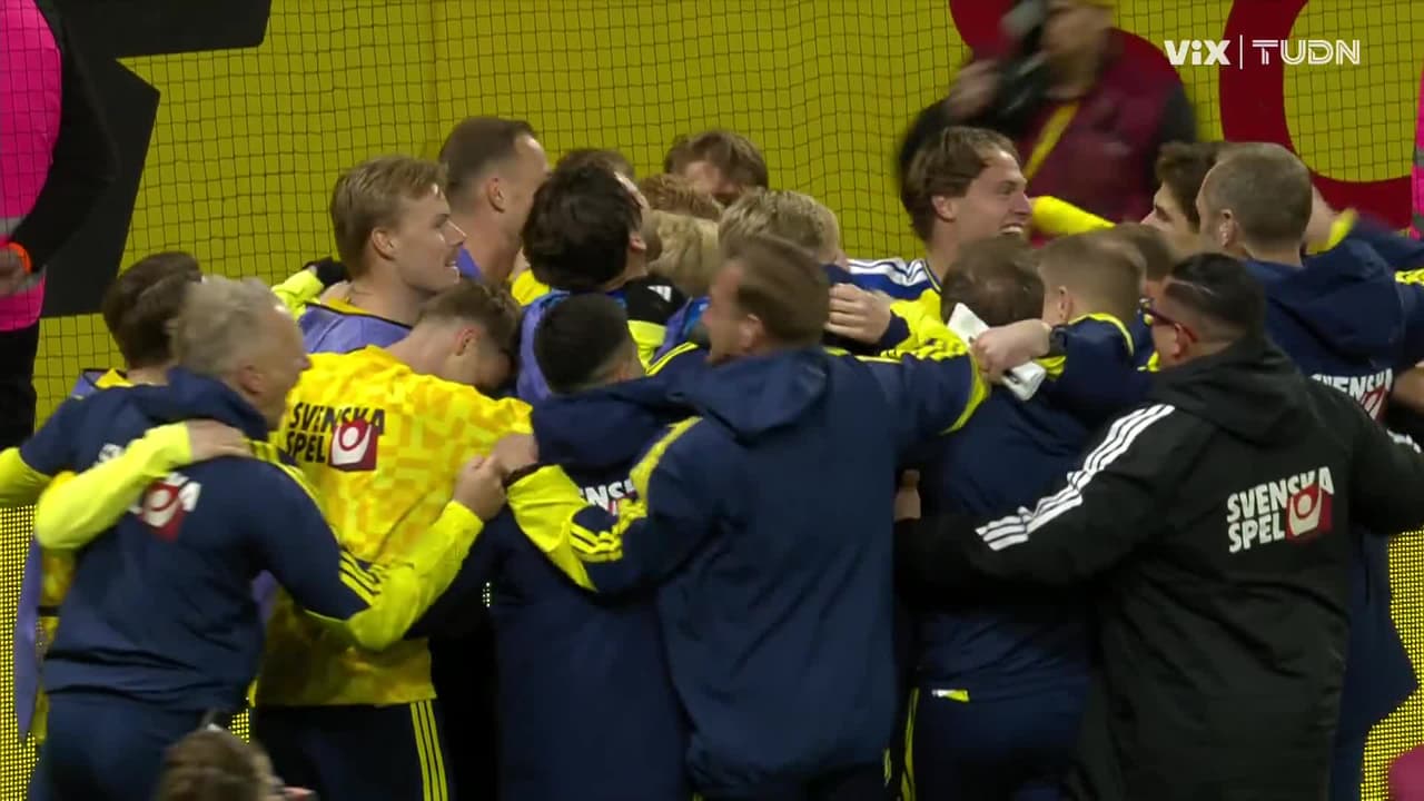 ¡Esta noche no duerme Estocolmo! Suecia va al Mundial 2026