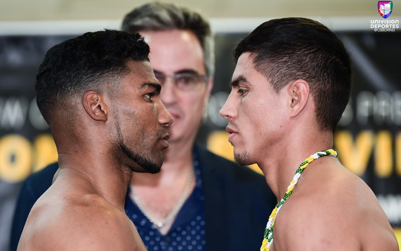 Yuriorkis 'El Ciclón de Guantánamo' Gamboa se pasó el límite de las 135 libras por cuatro onzas de cara a su pelea ante el mexicano Miguel 'Barreterito' Beltrán.