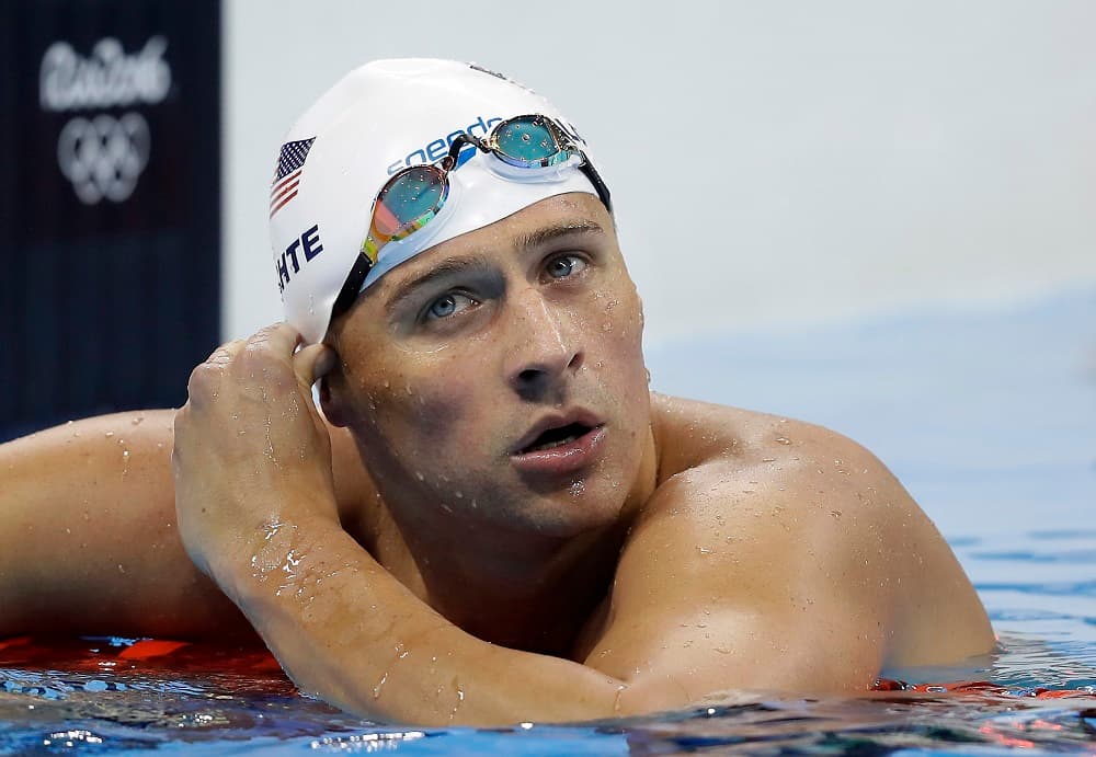 Ryan Lochte, en los Juegos Olímpicos de Río 2016.