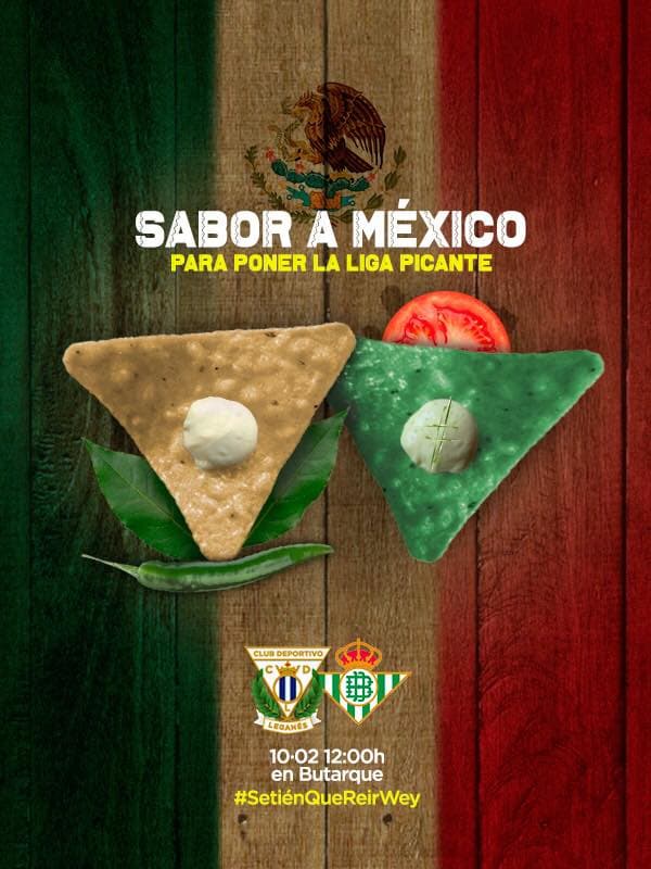 El más reciente ha sido este para el Leganés Vs. Betis con el protagonismo mexicano ¿Jugarán nuestros legionarios?