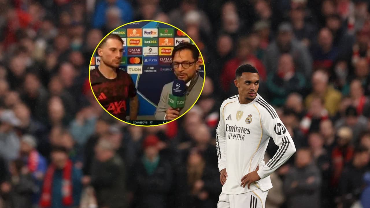 "Tuvo la decisión de irse", Mac Allister sobre abucheos a Alexander-Arnold