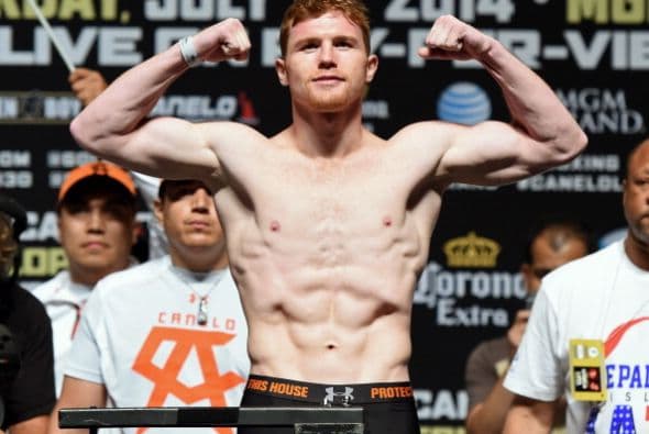 'Canelo' detuvo la fiel de la balanza en 155 libras también.