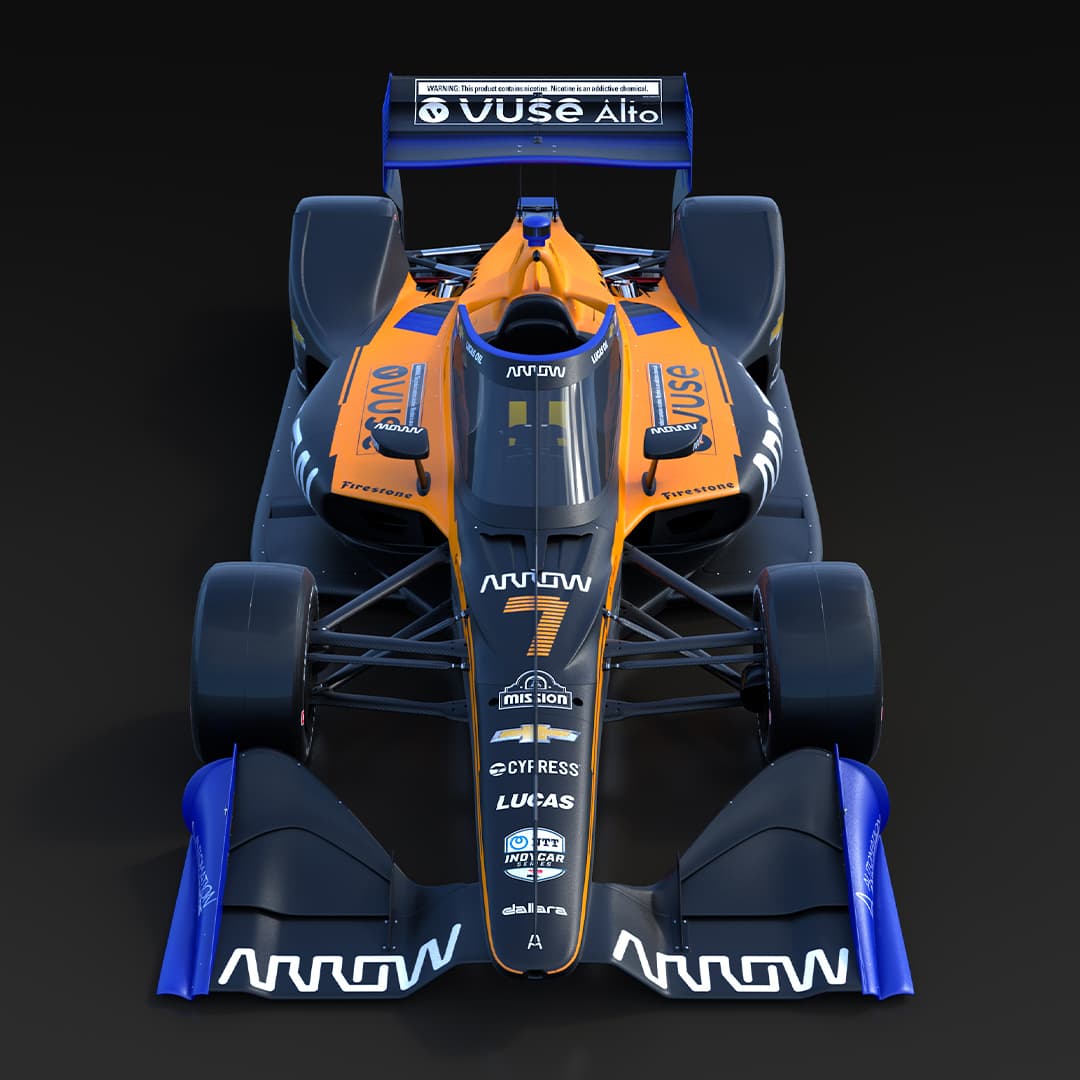 Arrow MacLaren con Schmidt-Peterson Motorsports se fusionaron para correr la temporada 2020 de la Indy Car con los dos ultimos campeones de la Indy Lights, Patricio OWard con el auto 5 y Oliver Askew con el número 7.Se espera que el español Fernando Alonso corra con ellos en las 500 millas de Indianápolis en mayo próximo.