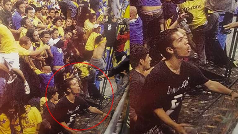 ¡Vaya imagen! Cristiano Ronaldo fue 'barrabrava' del América