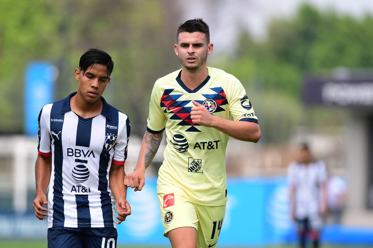 América y Monterrey empataron a uno en las canchas de Coapa, en su categoría Sub 20.