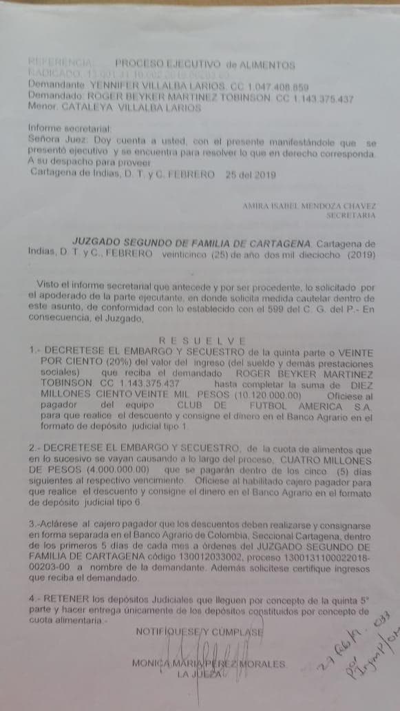 Esta es la demanda que se interpuso contra Roger.