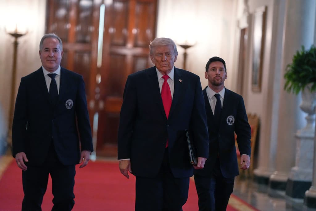 El presidente Trump recibe en la Casa Blanca al Inter de Miami y a su estrella Messi