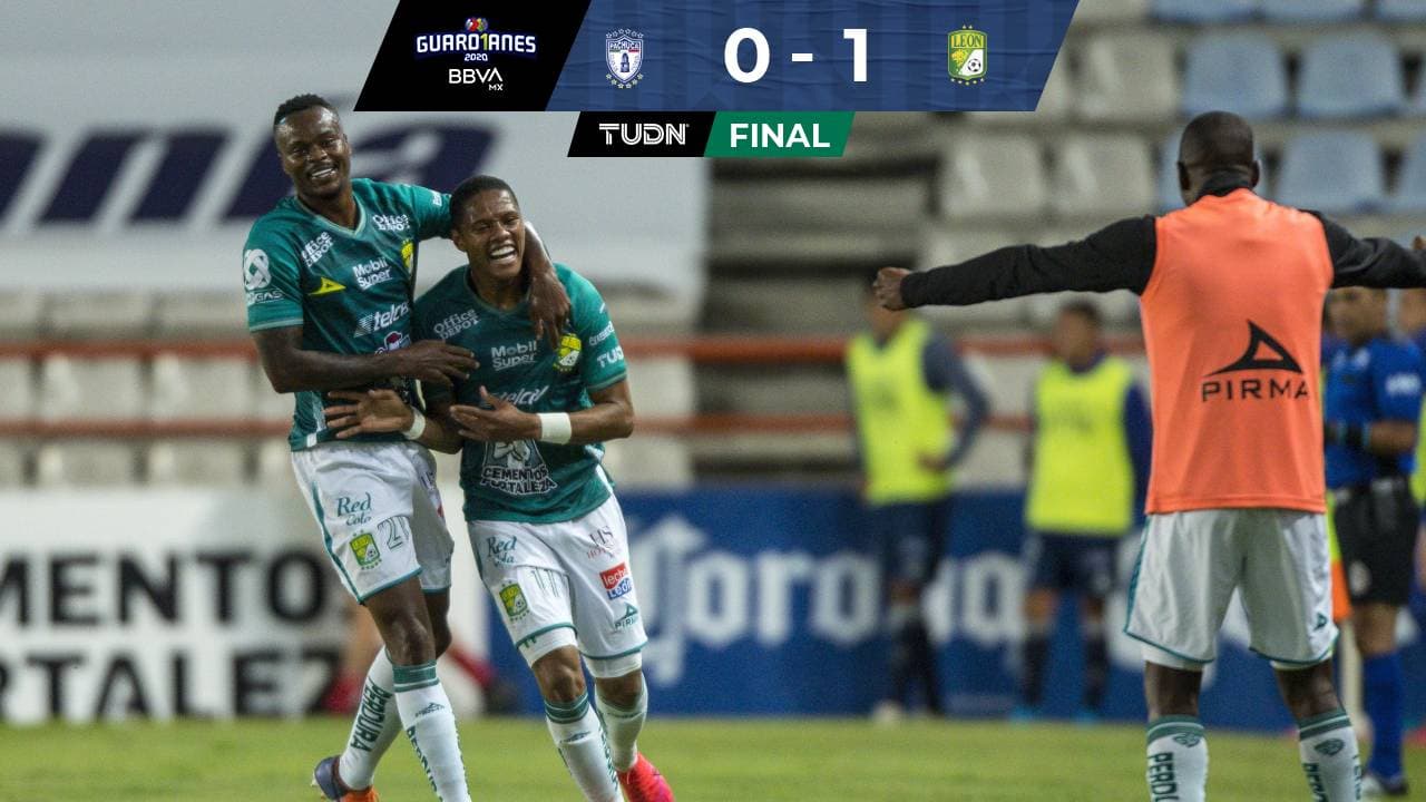 León gana su primer partido de visitante a costa del Pachuca