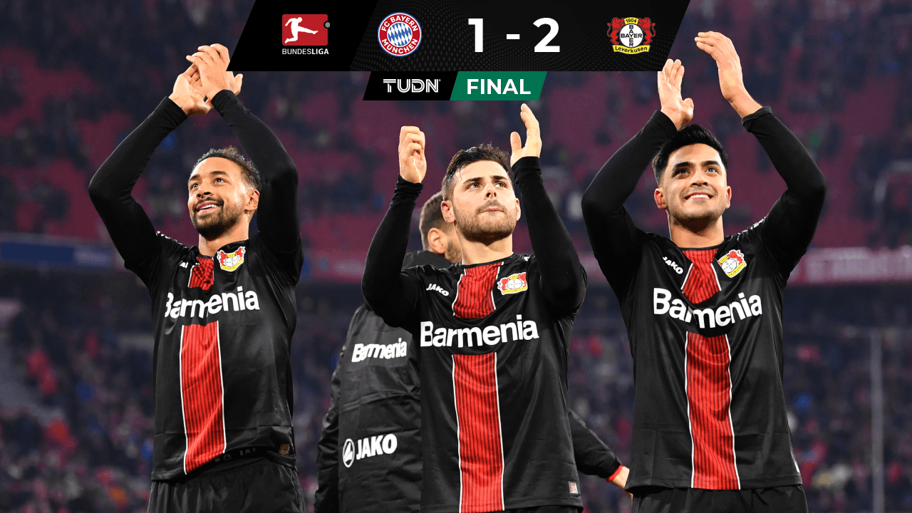 ¡Locura en Bundesliga! Cayó el Bayern ante el Leverkusen