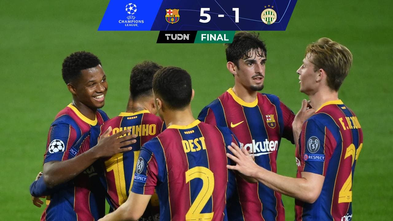 Ansu Fati causa sorpresa por curioso festejo en triunfo de Barça