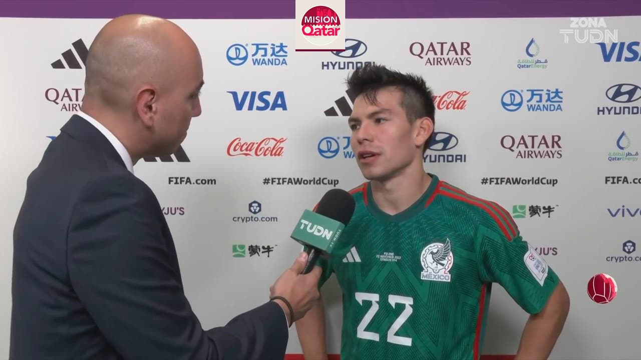 'Chucky' Lozano: "Mis compañeros se rompieron la madre"