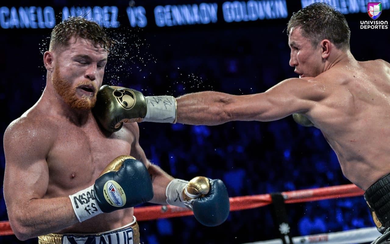 Gennady 'GGG' Golovkin conectó más golpes totales sobre la humanidad de Saúl 'Canelo' Álvarez en la primera pelea disputada en septiembre de 2017.