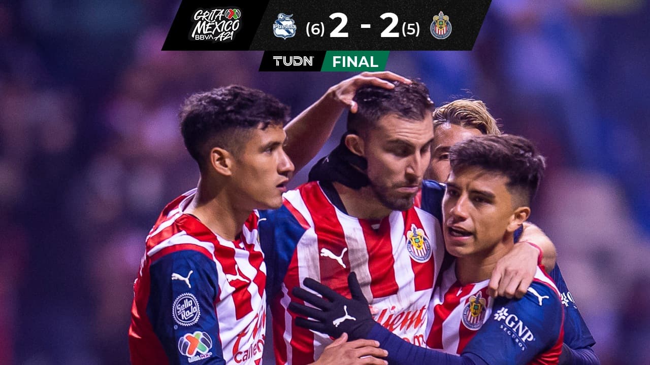 Puebla da el gran golpe y elimina a Chivas en Repechaje