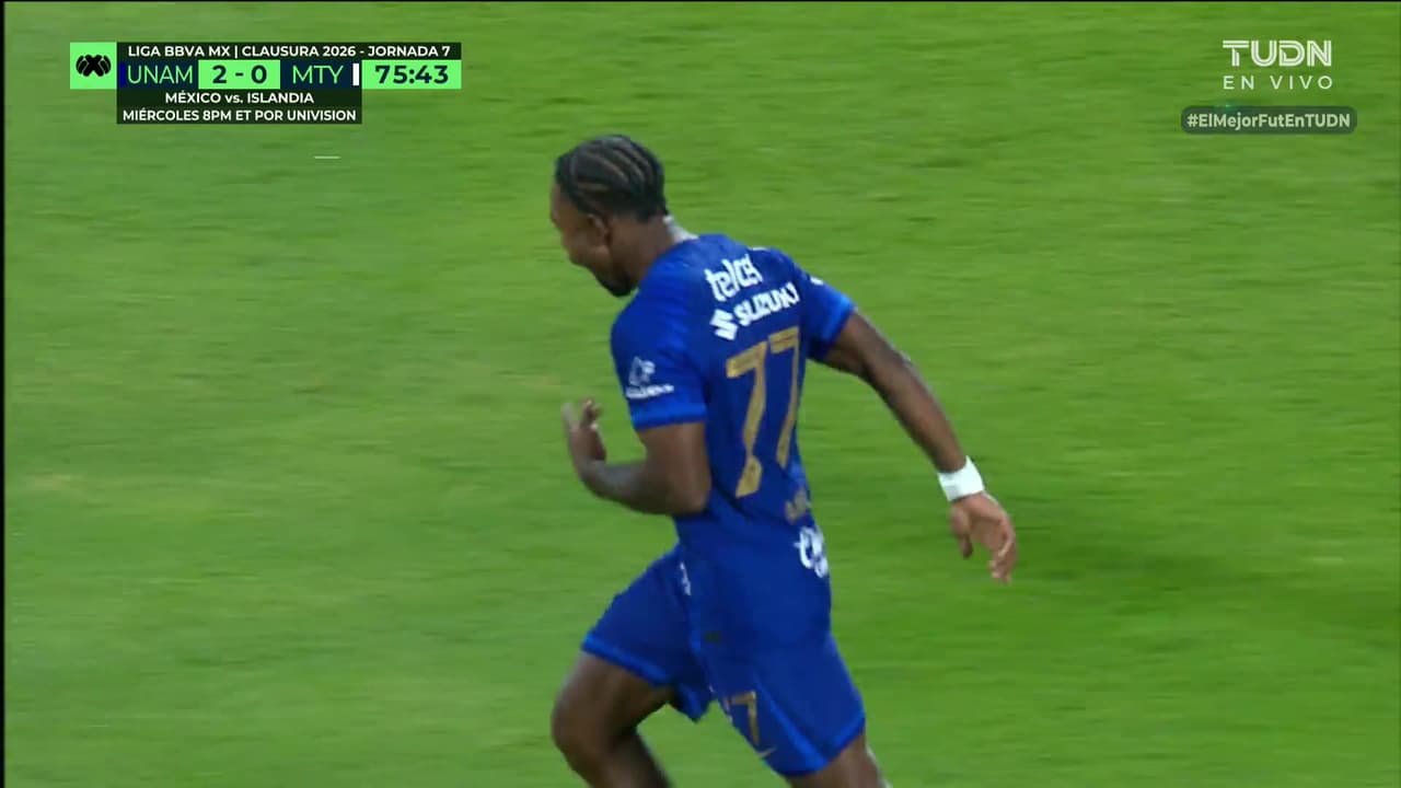 ¡Era su triplete! Ojo a la repetición de la falla de Álvaro Angulo desde la profe cam