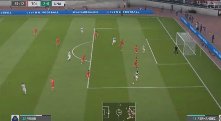 Diego Rosales demostró un gran nivel de juego al mando de los Diablos y goleó a los Pumas del defensa Luis Quintana.