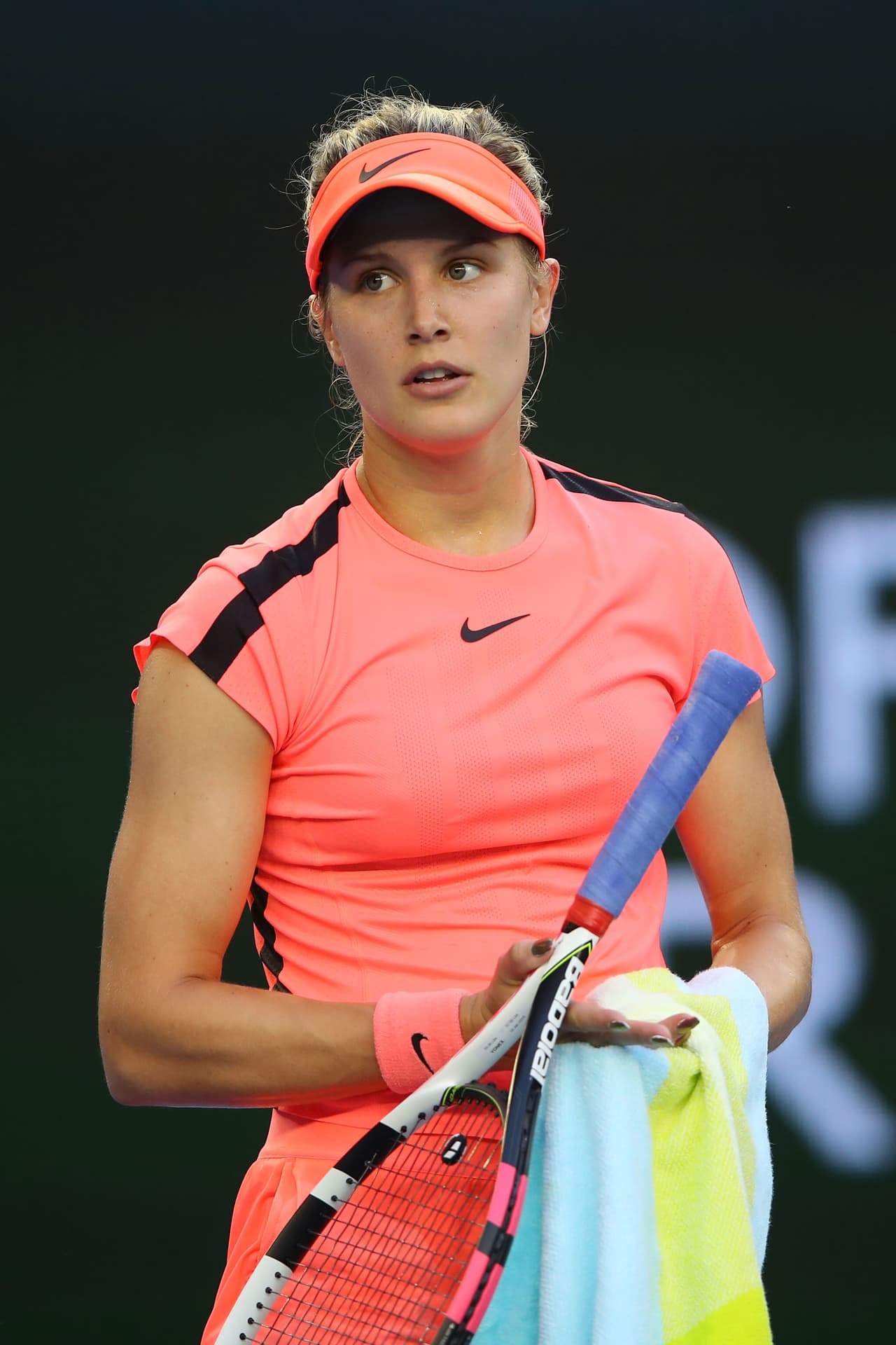 La canadiense Eugenie Bouchard también se despidió en segunda ronda, aunque por su belleza ha llamado la atención del tenis. Incluso, muchos creen que se inclinará al modelaje.