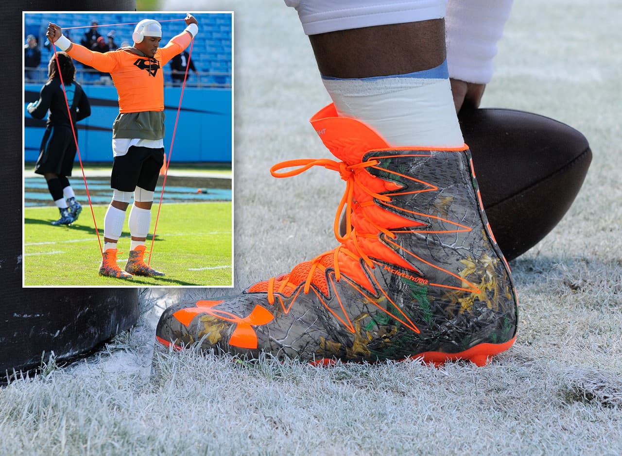 Cam Newton: Under Armour C1N1 Prototype.