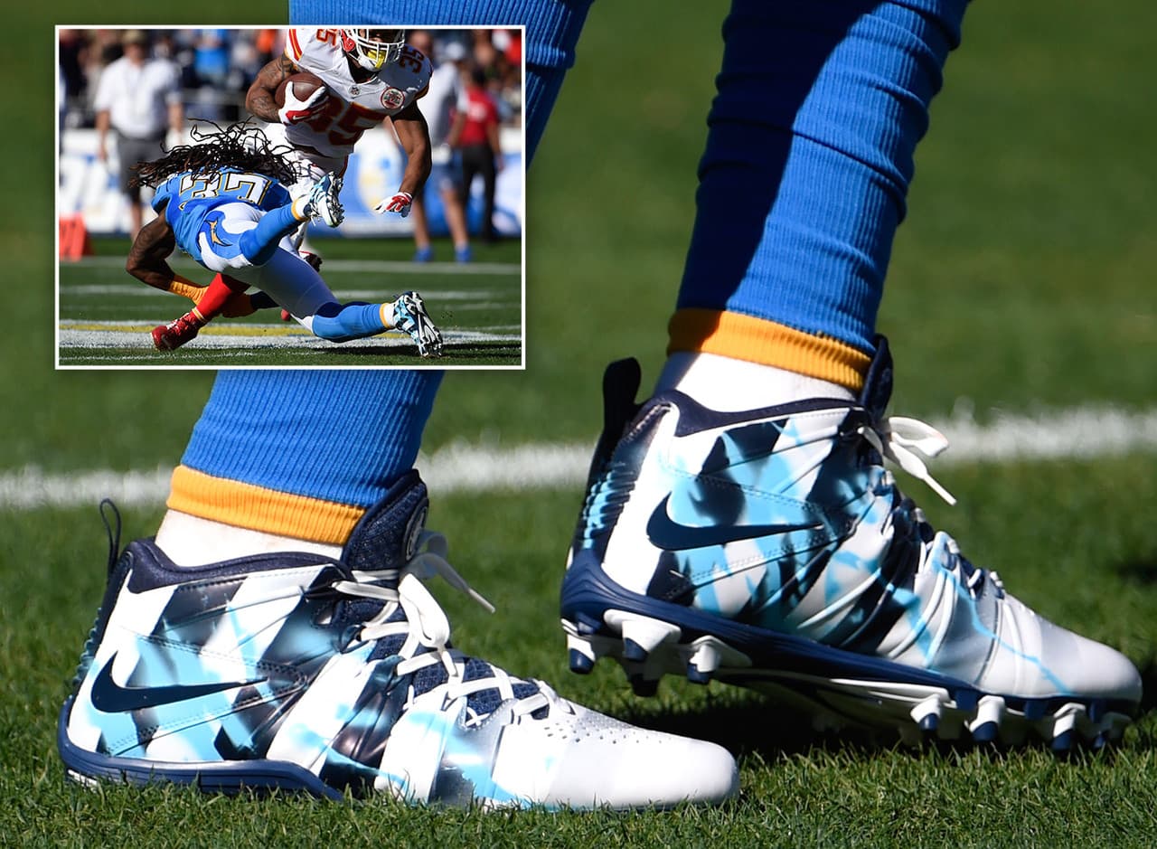 Jahleel Addae: Nike Huarache Cleat.