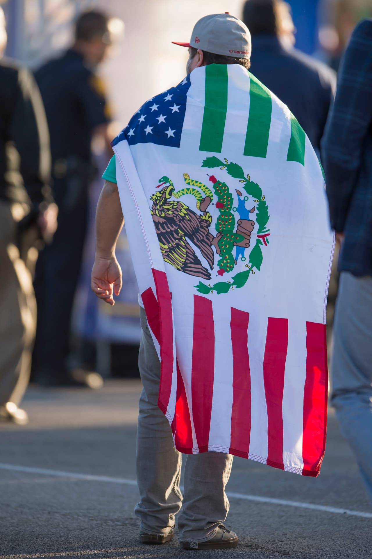 Desde muy temprano la afición mexicana comenzó a llegar al Alamodome para no perderse nada del partido.