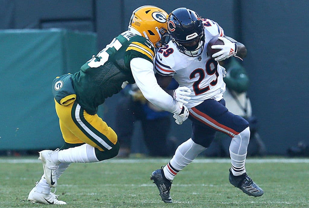 Tardía reacción de los Chicago Bears en la derrota 13-21 ante los Packers en Green Bay.