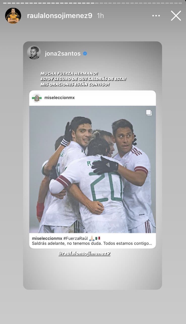 La operación del mexicano fue todo un éxito y agradeció todos los mensajes de apoyo que tuvo en su cuenta de Instagram.