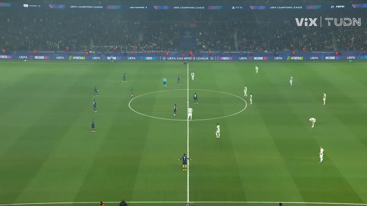 ¡Inicia el partido! ¡Rueda el balón del PSG vs Newcastle en Champions League