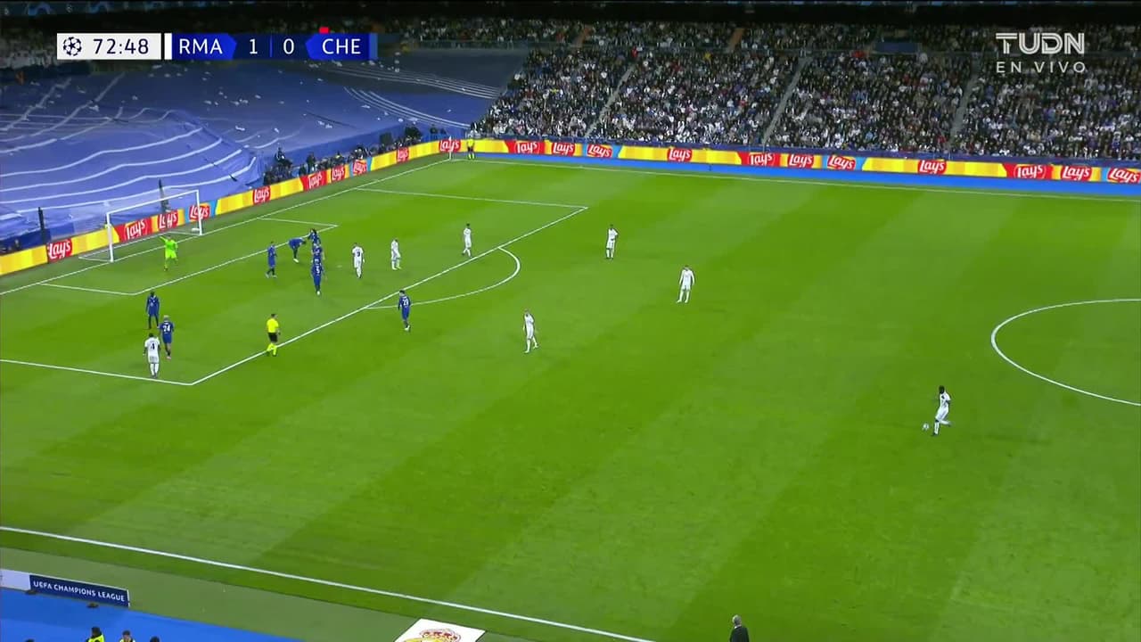 ¡GOL!  anota para Real Madrid. Marco Asensio