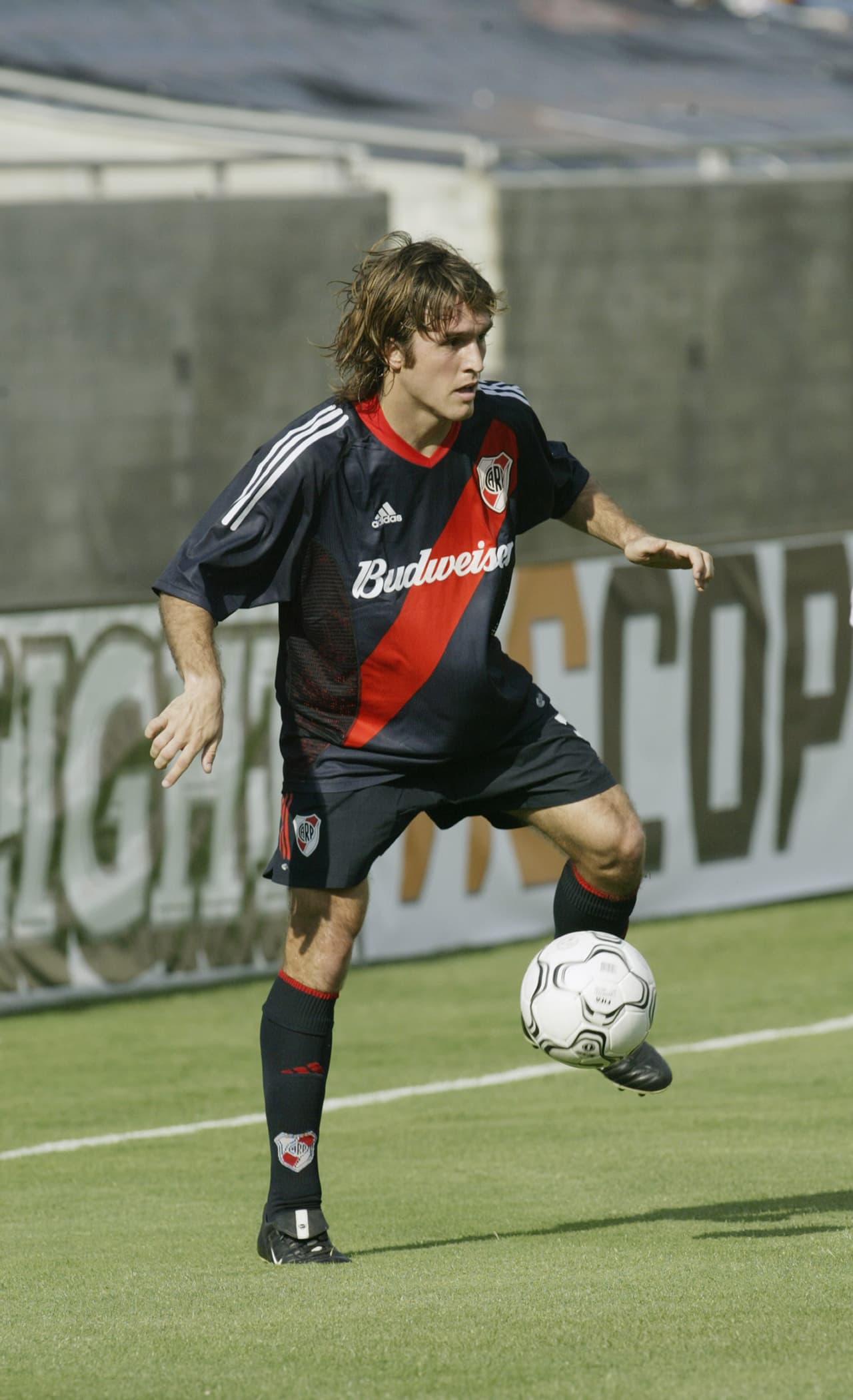 En River siempre compitió con Leonardo Ponzio por la titularidad.