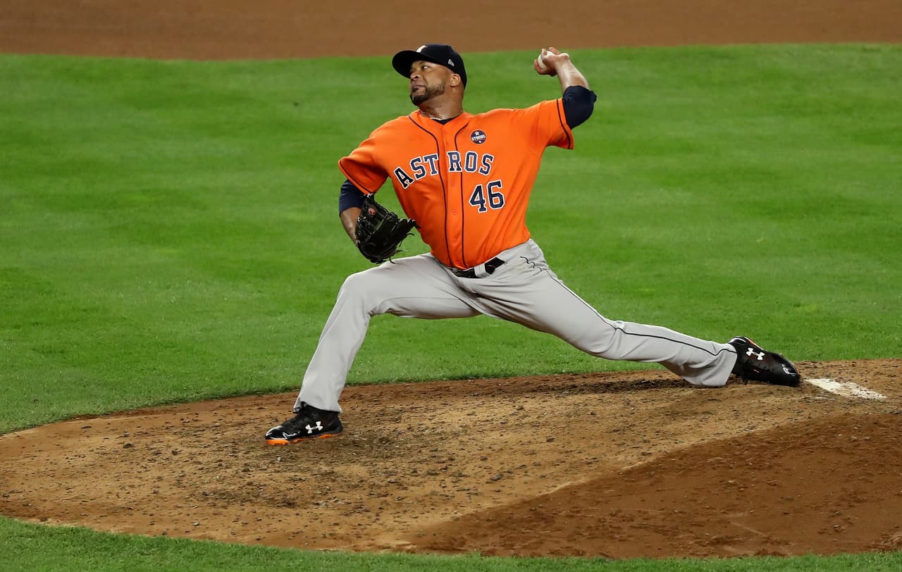 El dominicano Francisco Liriano, lanzador zurdo de 34 años.