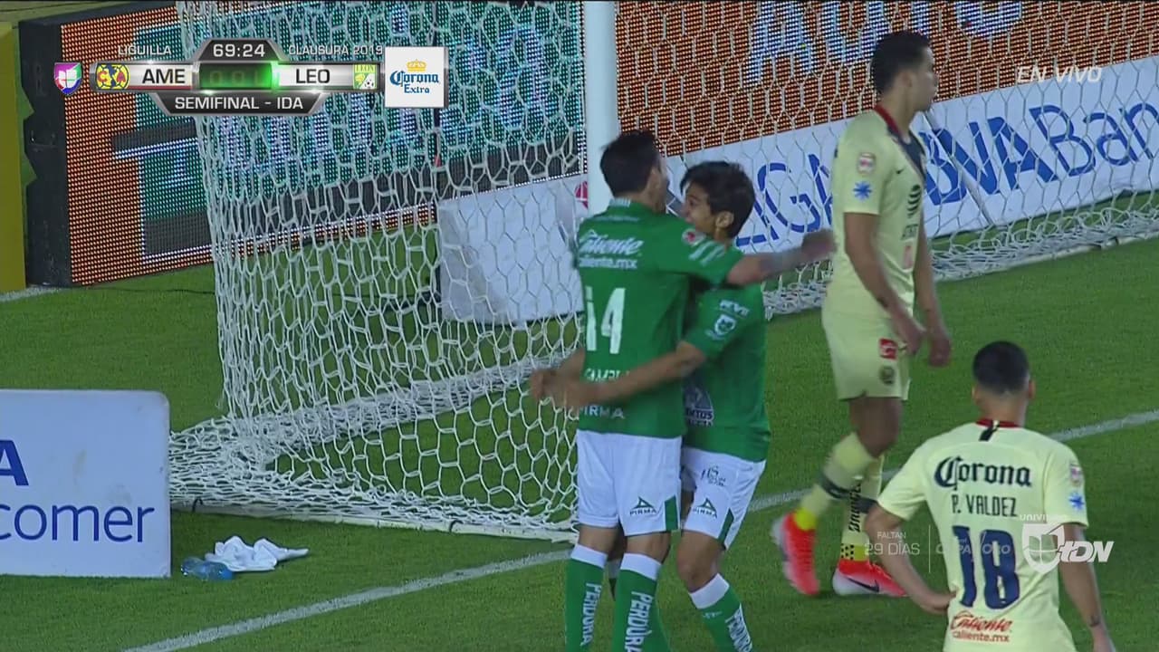 ¡Zarpazo de la Fiera! Macías puso el primero para León