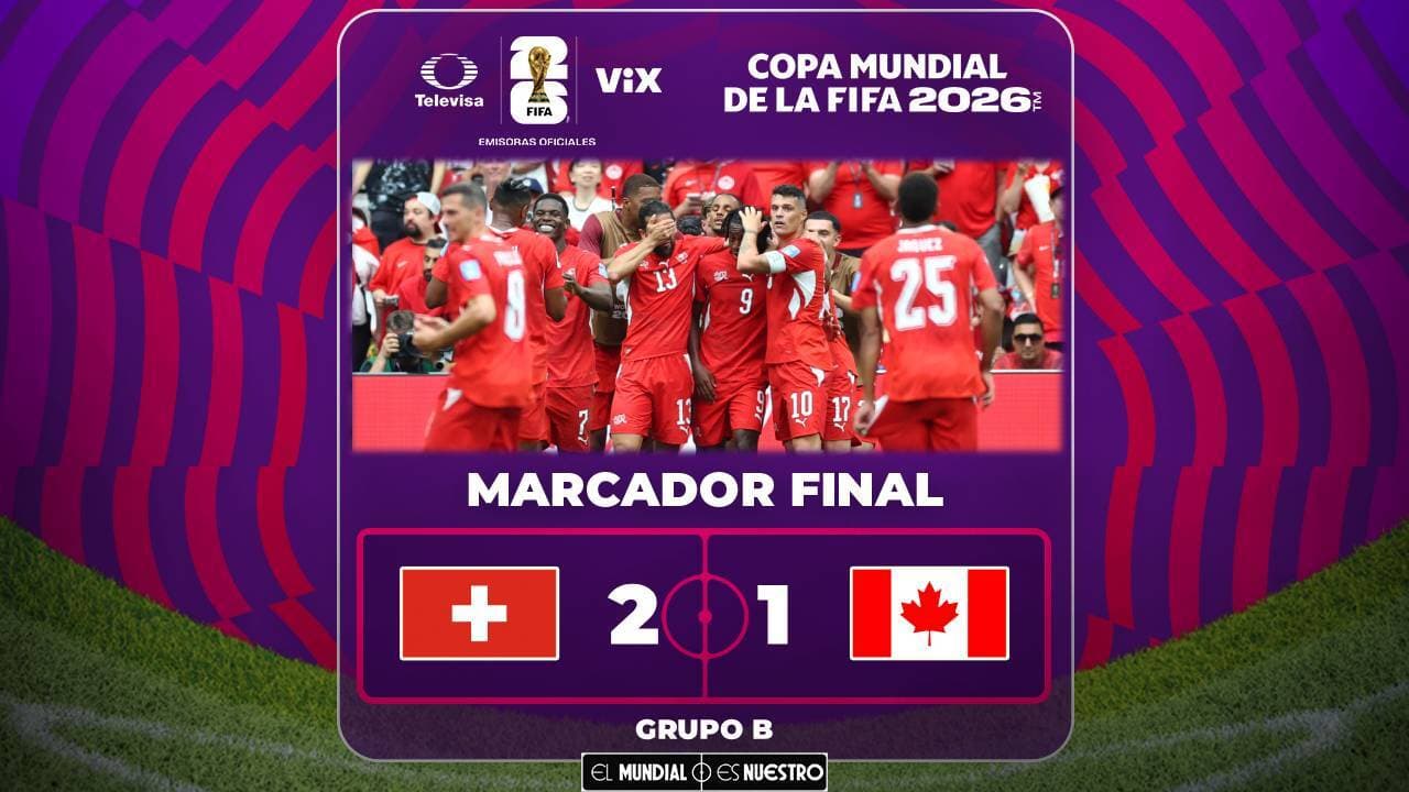 Resumen | Suiza gana el Grupo B tras pegarle al anfitrión Canadá