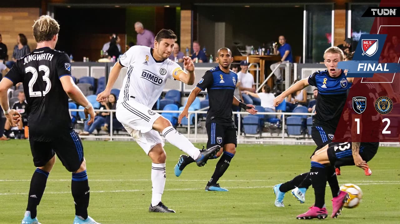 Philadelphia Union remonta y complica al SJ Earthquakes de Matías Almeyda