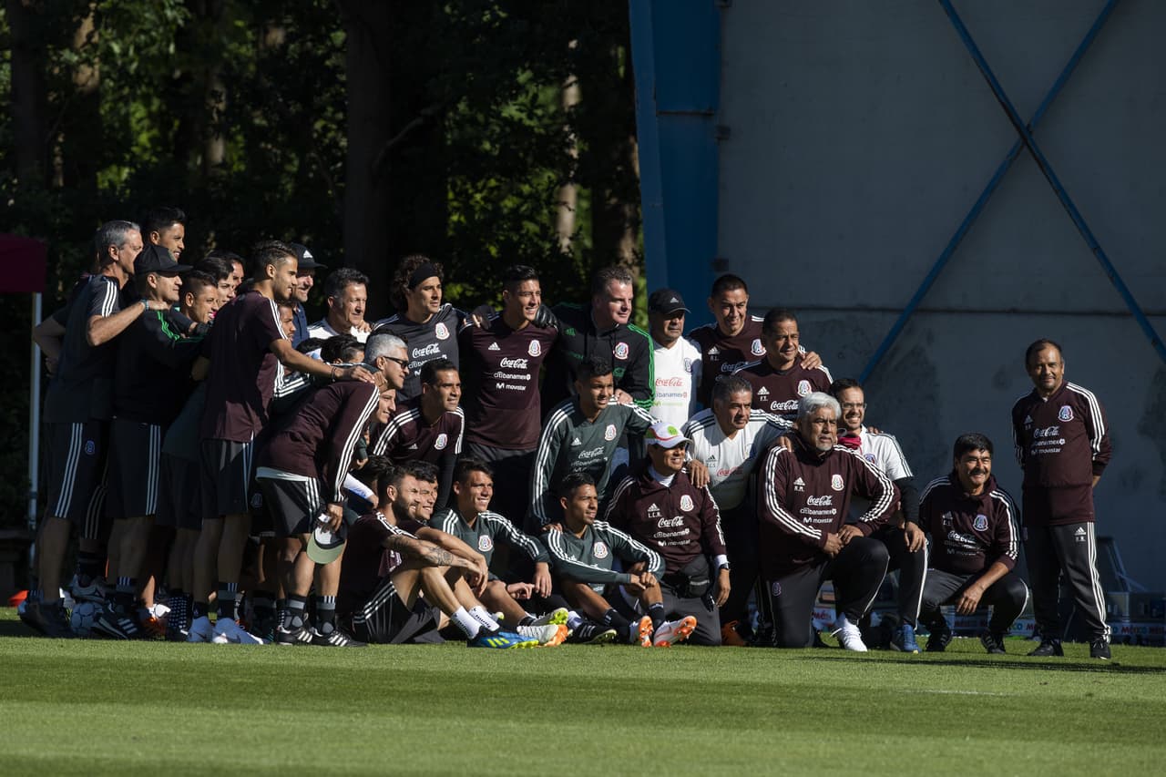 El equipo, sin Héctor Herrera en este entrenamiento, dio su mejor cara para dar la lucha no solo en el amistoso contra Dinamarca sino en el Mundial de Rusia 2018.