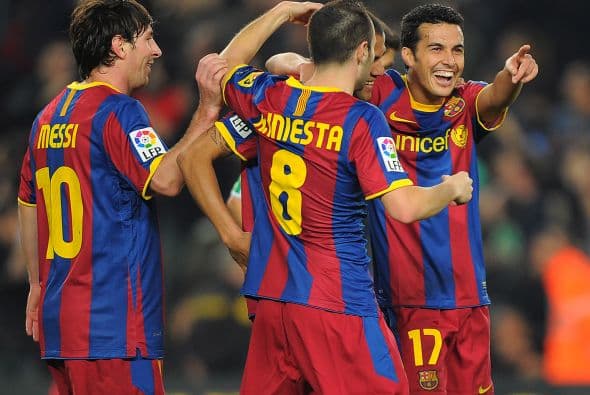 El canterano del Barcelona consiguió el cuerto gol.