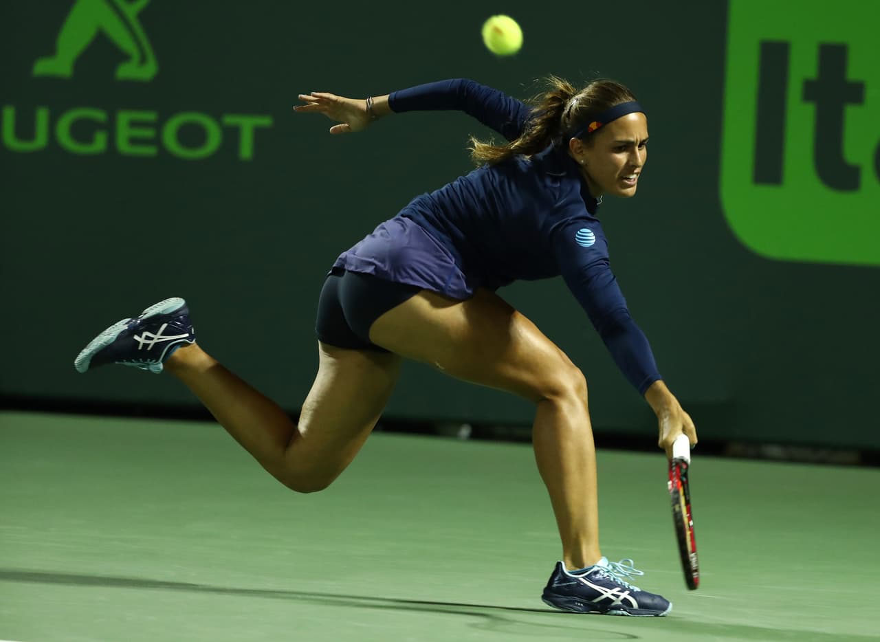 La puertorriqueña Monica Puig llegó a los octavos de final del Miami Open y demuestra una vez más que por su belleza, sensualidad y ante todo su talento es una de las tenistas destacadas del torneo.