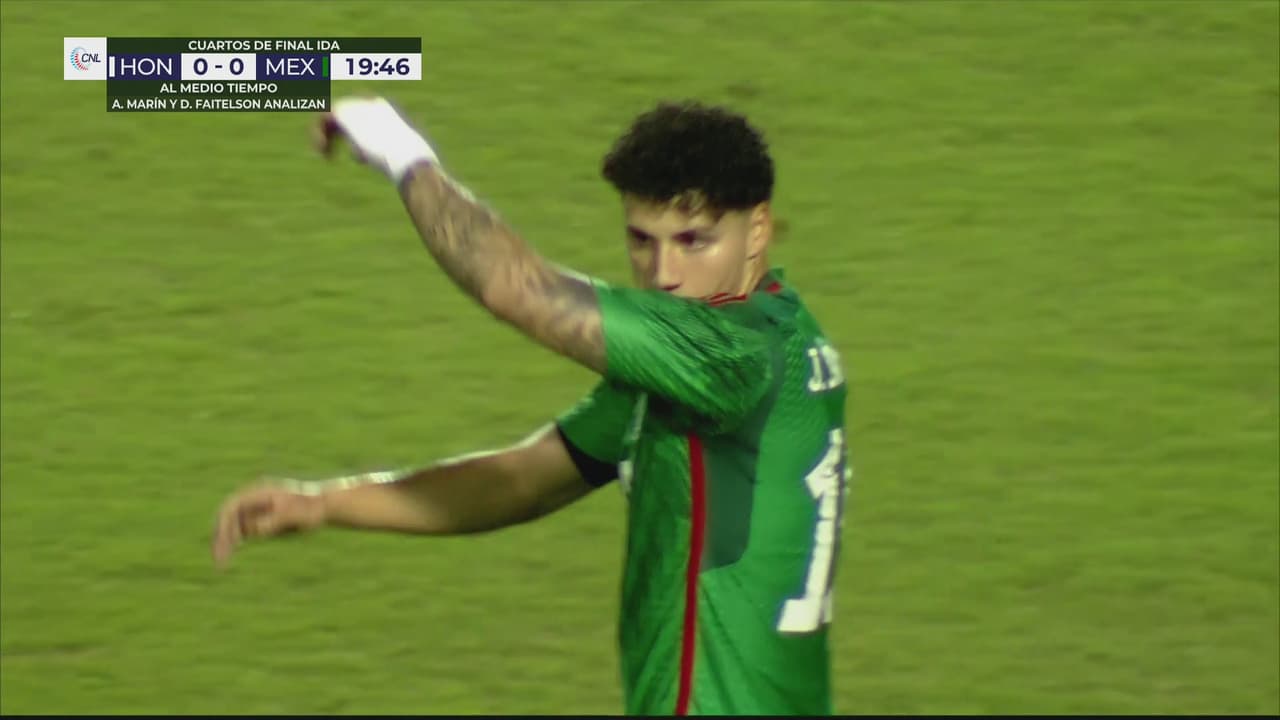 Cañonazo de Jorge Sánchez que termina abierto del arco de Honduras