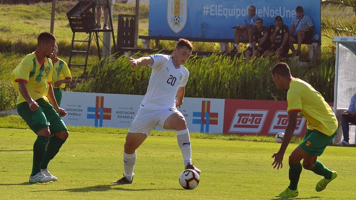 Federico Viñas anotó en encuentro amistoso de Uruguay Sub-23