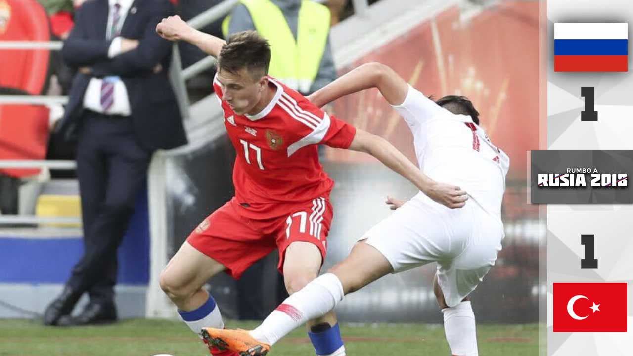 Rusia pecó de errores en la defensiva y falta de puntería.