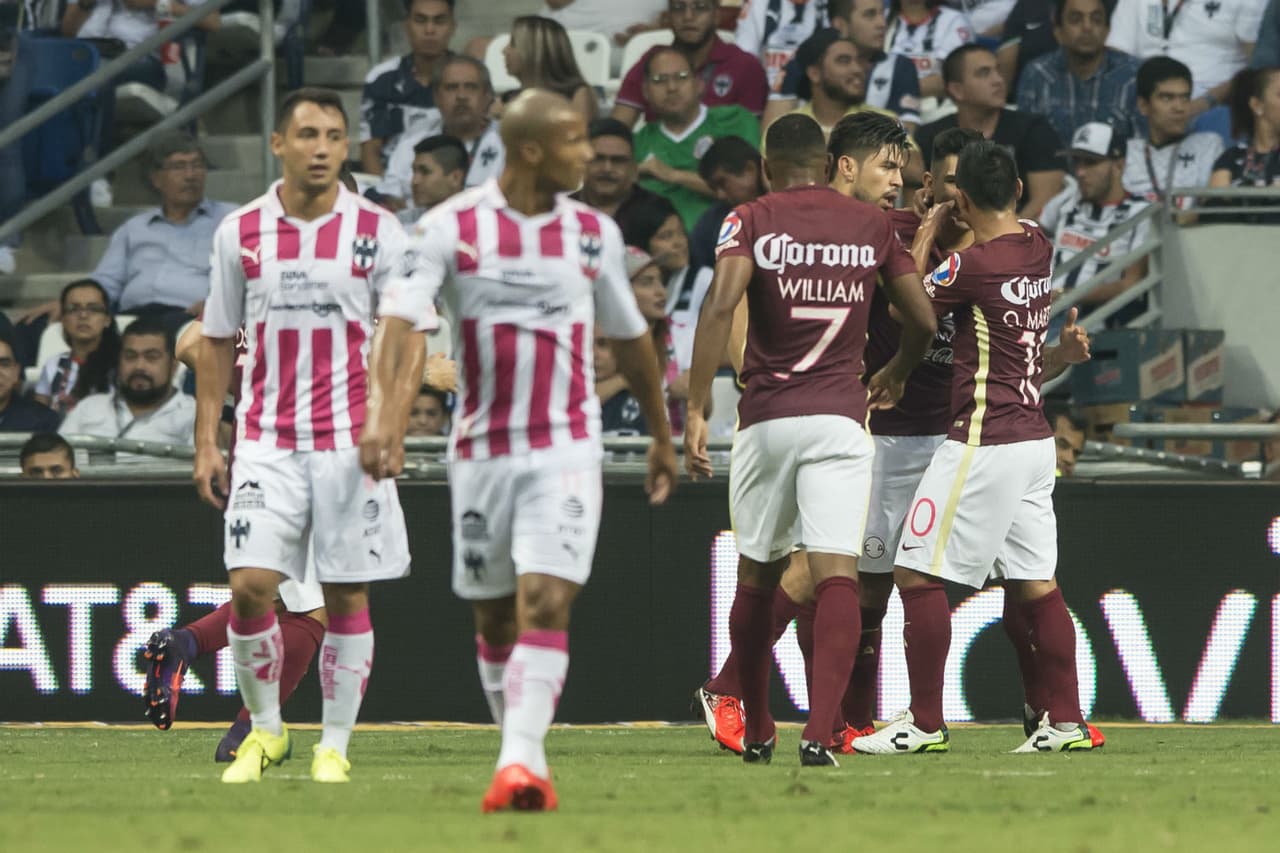América le sacó un punto a Monterrey en la Sultana del Norte, con un empate 1-1. Rayados sólo ha podido dejar en cero a las Águilas en uno de sus últimos 14 enfrentamientos.