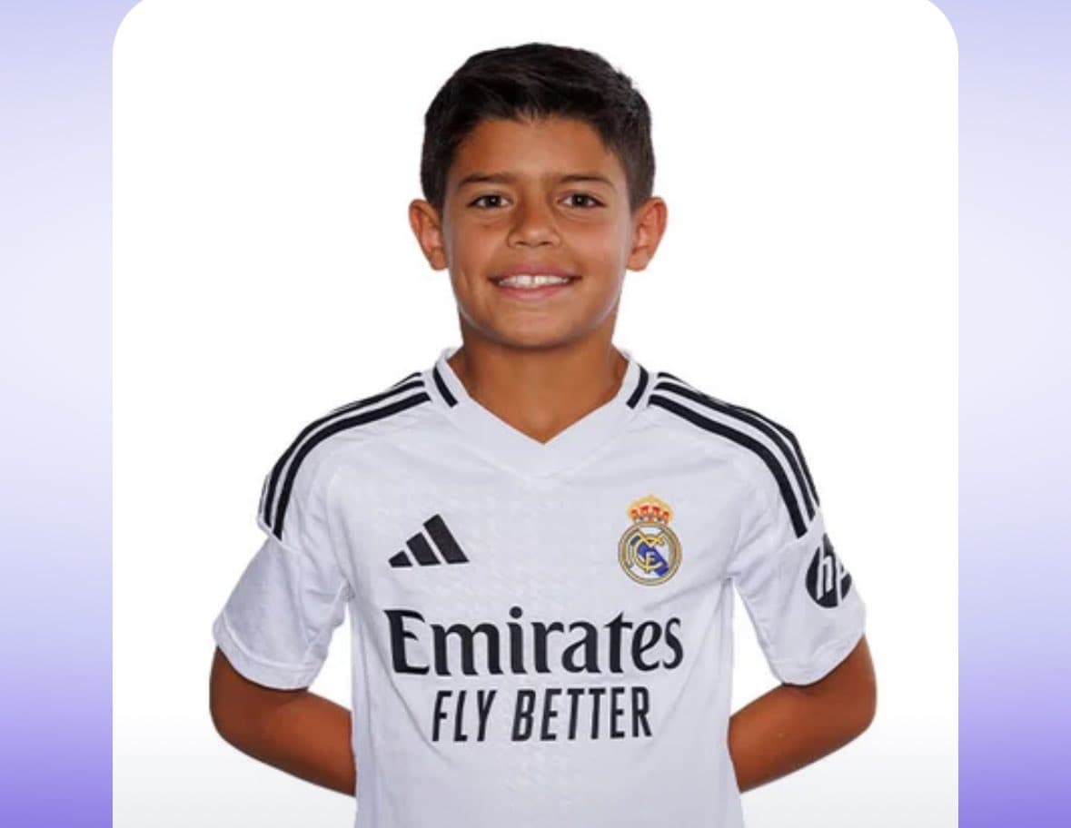 Rodrigo Íñigo Jr. en el Real Madrid.