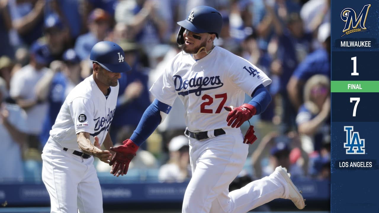 Verdugo se volvió a volar la barda con los Dodgers.