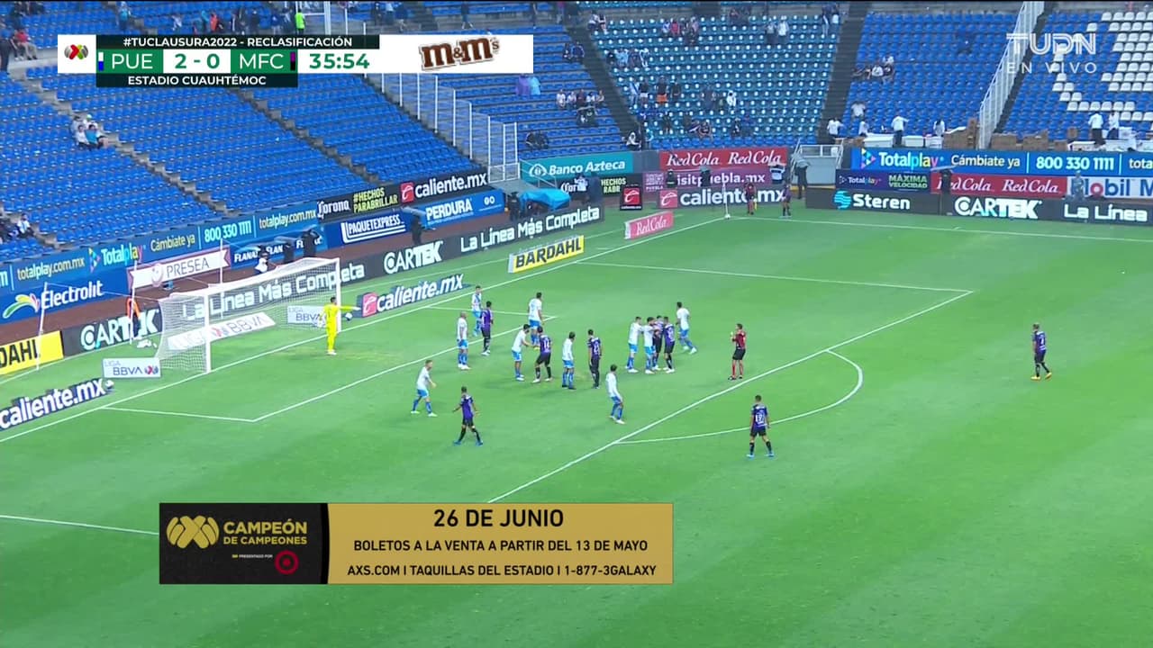 ¡GOOOL! Brian Rubio anota para Mazatlán FC.