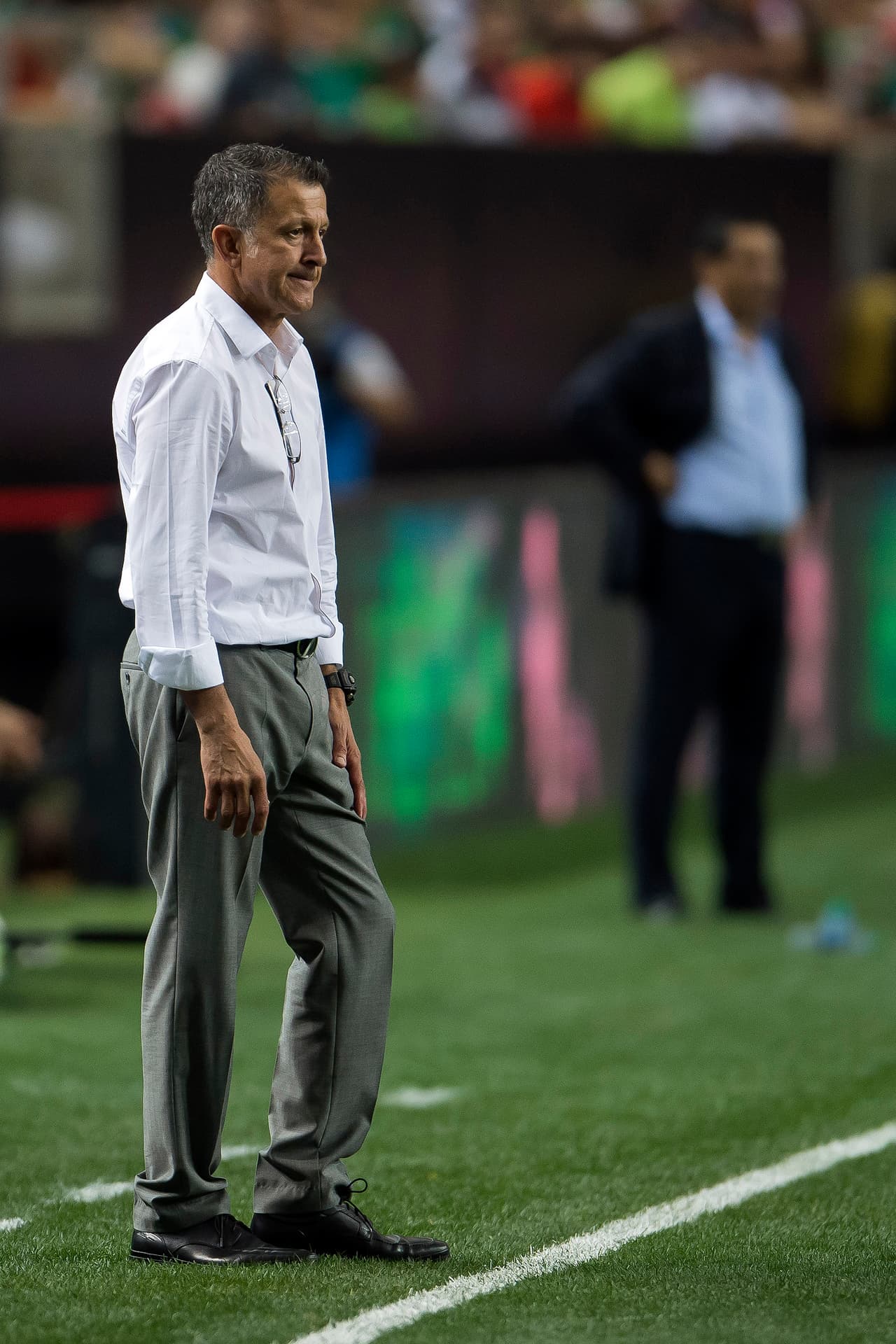 Juan Carlos Osorio ajustaba detalles para su selección que debutaira días después ante Uruguay con triunfo por 3-1.