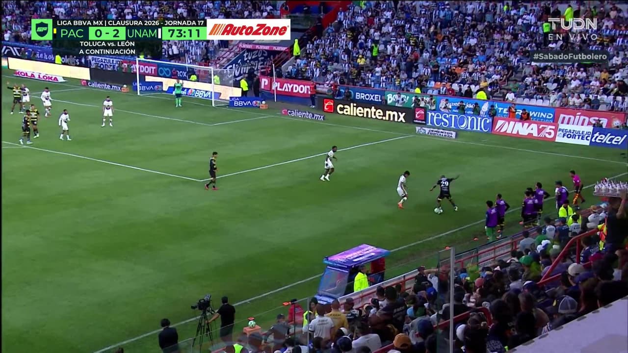 ¡TIRO ATAJADO! disparo por Víctor Guzmán.