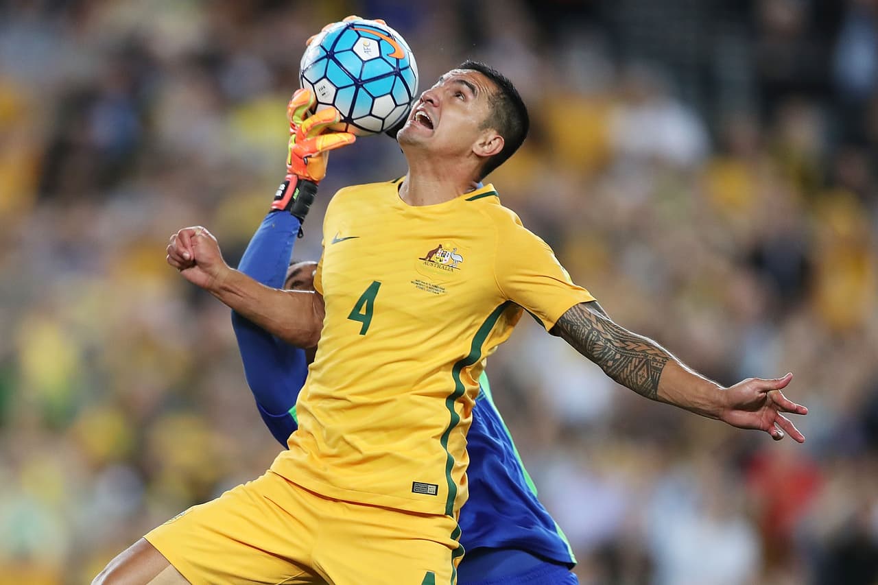 Tim Cahill es el delantero referente de Australia gracias a su largo paso por el fútbol inglés. A pesar de su veteranía, aún mete miedo en las defensas y fue clave en la clasificación a Rusia 2018.