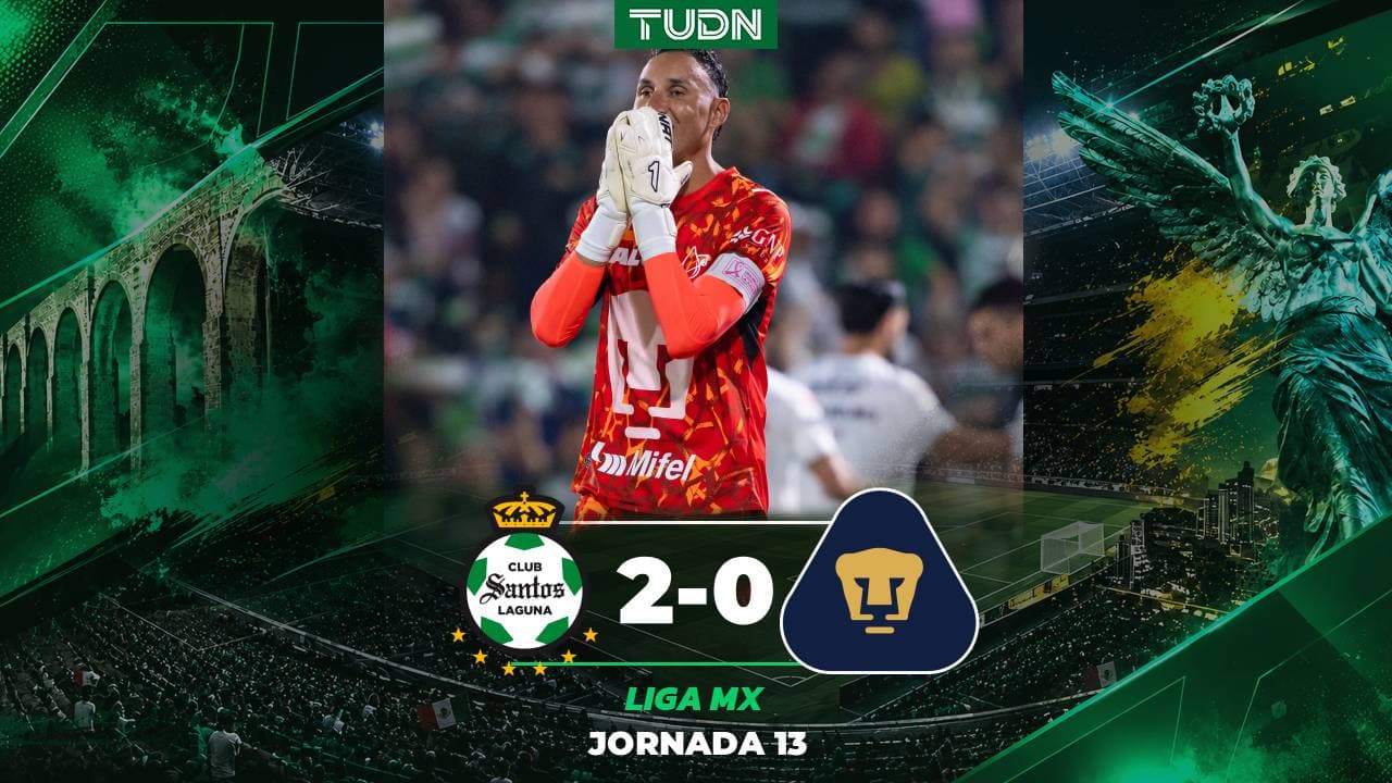 Santos logra sexto triunfo al hilo a costa de Pumas y acaricia la Liguilla