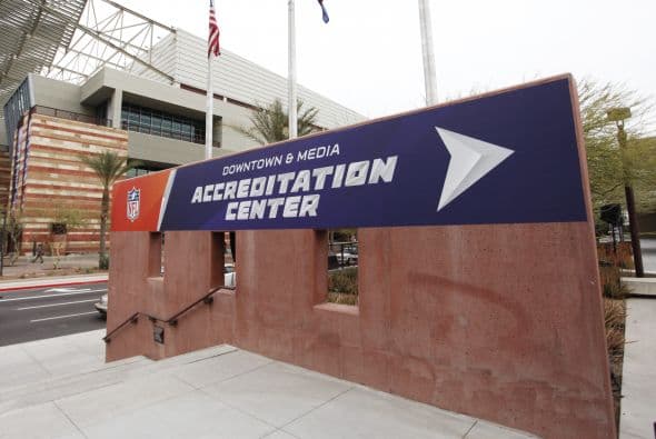 La ciudad de Phoenix, Arizona, empieza a calentar motores para recibir el Super Bowl XLIX entre los New England Patriots y los Seattle Seahawks (Foto: Mario Castillo)