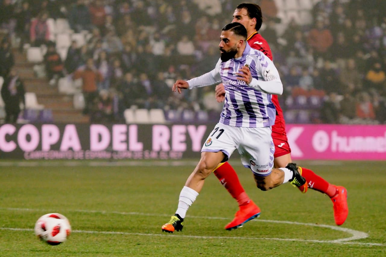 En el Estadio José Zorrilla, el Real Valladolid recibió al Getafa para el cotejo de Vuelta de los Octavos de Final de la Copa del Rey. En la Ida ganó el equipo madrileño por 1-0.