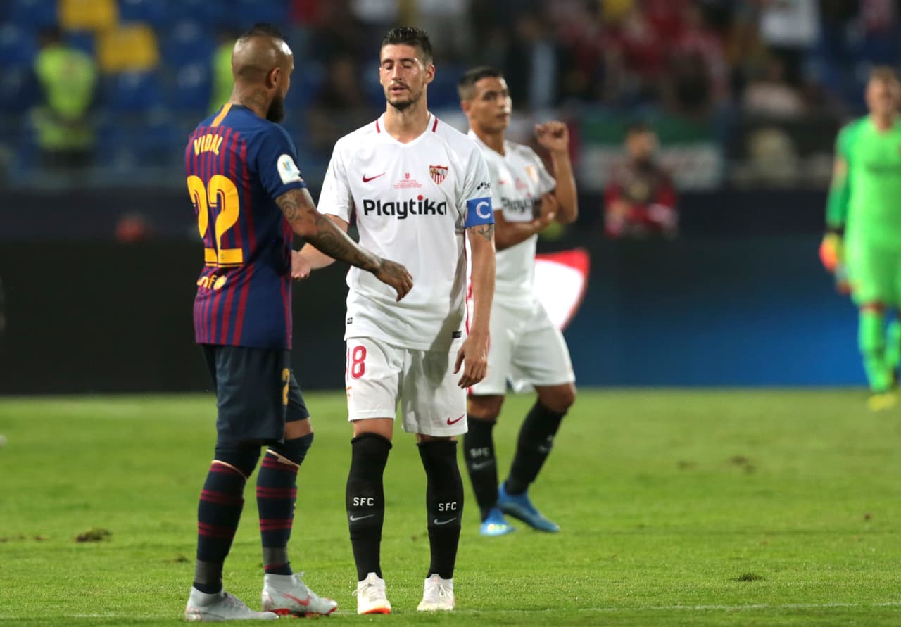 Pero el Sevilla tuvo la gran oportunidad de empatar: les marcaron un penalti a favor. Una falta de Aleix Vidal derivó en la pena máxima. Pero Wissam Ben Yedder erró el cobro y se acabó la historia.